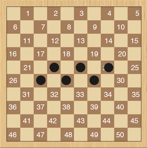 国际跳棋基础入门教程(一) 棋盘和棋子